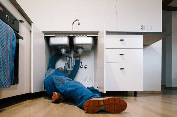 Professional Leak Detection technician working in Evans City, PA